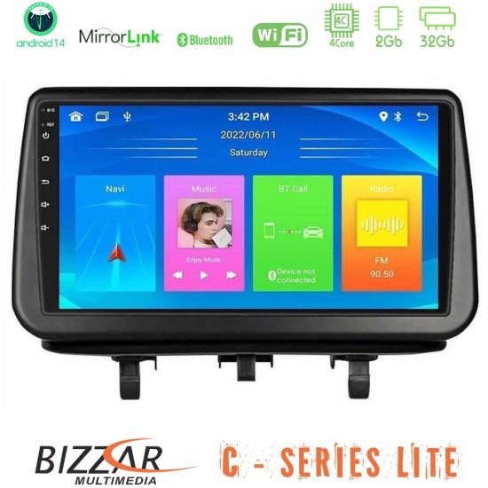 Bizzar C Series Lite 4Core Android14 2+32GB  Opel Meriva B 2010-2017 Navigation Multimedia Tablet 9"