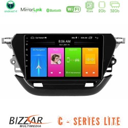 Bizzar C Series Lite 4Core Android14 2+32GB  Opel Corsa F 2019-2023 Navigation Multimedia Tablet 9"