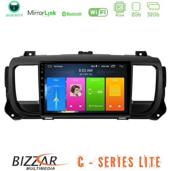Bizzar C Series Lite 4Core Android14 2+32GB Citroen/Peugeot/Opel/Toyota Navigation Multimedia Tablet 9" Bizzar C Series Lite 4Core Android14 2+32GB Citroen/Peugeot/Opel/Toyota Navigation Multimedia Tablet 9"