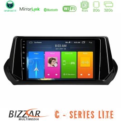 Bizzar C Series Lite 4Core Android14 2+32GB Peugeot 208 2019-2023 Navigation Multimedia Tablet 9" Bizzar C Series Lite 4Core Android14 2+32GB Peugeot 208 2019-2023 Navigation Multimedia Tablet 9"