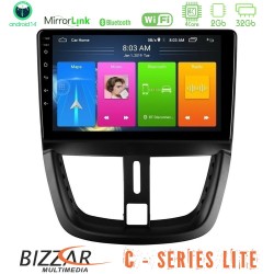 Bizzar C Series Lite 4Core Android14 2+32GB Peugeot 207 Navigation Multimedia Tablet 9" Bizzar C Series Lite 4Core Android14 2+32GB Peugeot 207 Navigation Multimedia Tablet 9"