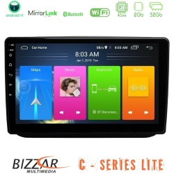 Bizzar C Series Lite 4Core Android14 2+32GB  Skoda Fabia 2007-2014 Navigation Multimedia Tablet 10"