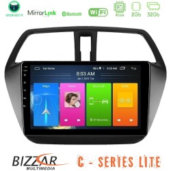Bizzar C Series Lite 4Core Android14 2+32GB  Suzuki SX4 S-Cross Navigation Multimedia Tablet 9"