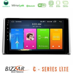Bizzar C Series Lite 4Core Android14 2+32GB Toyota RAV4 2019-2023 Navigation Multimedia Tablet 10" Bizzar C Series Lite 4Core Android14 2+32GB Toyota RAV4 2019-2023 Navigation Multimedia Tablet 10"
