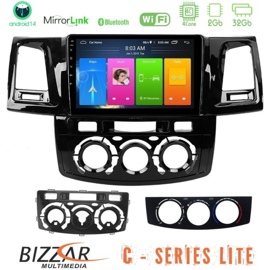 Bizzar C Series Lite 4Core Android14 2+32GB Toyota Hilux 2007-2016 Navigation Multimedia Tablet 9" Bizzar C Series Lite 4Core Android14 2+32GB Toyota Hilux 2007-2016 Navigation Multimedia Tablet 9"