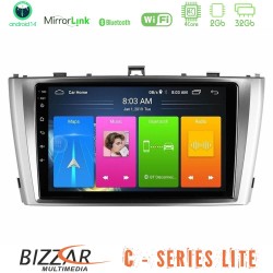 Bizzar C Series Lite 4Core Android14 2+32GB  Toyota Avensis T27 Navigation Multimedia Tablet 9"