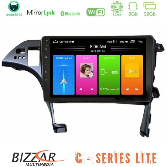 Bizzar C Series Lite 4Core Android14 2+32GB  Toyota Prius 2010-2015 Navigation Multimedia Tablet 10"