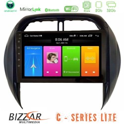 Bizzar C Series Lite 4Core Android14 2+32GB Toyota RAV4 2001-2005 (Auto A/C) Navigation Multimedia Tablet 9" Bizzar C Series Lite 4Core Android14 2+32GB Toyota RAV4 2001-2005 (Auto A/C) Navigation Multimedia Tablet 9"