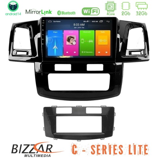 Bizzar C Series Lite 4Core Android14 2+32GB Toyota Hilux 2007-2016 Navigation Multimedia Tablet 9" Bizzar C Series Lite 4Core Android14 2+32GB Toyota Hilux 2007-2016 Navigation Multimedia Tablet 9"