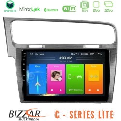 Bizzar C Series Lite 4Core Android14 2+32GB  VW GOLF 7 Navigation Multimedia Tablet 10"