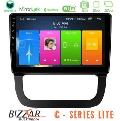 Bizzar C Series Lite 4Core Android14 2+32GB  VW Jetta Navigation Multimedia Tablet 10"