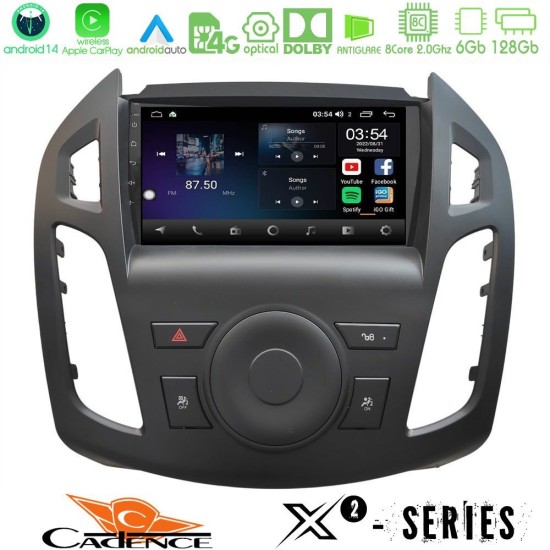 Cadence X2 Series 8Core Android14 6+128GB Ford Transit Connect 2013-2018 Navigation Multimedia Tablet 9"