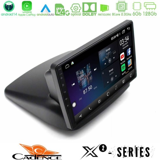 Cadence X2 Series 8Core Android14 6+128GB  Fiat Doblo 2002-2009 Navigation Multimedia Tablet 10"