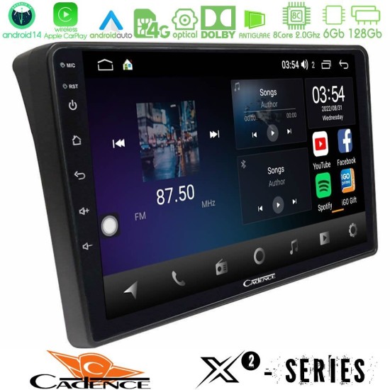 Cadence X2 Series 8Core Android14 6+128GB Fiat Ducato/Citroen Jumper/Peugeot Boxer Navigation Multimedia Tablet 9" Cadence X2 Series 8Core Android14 6+128GB Fiat Ducato/Citroen Jumper/Peugeot Boxer Navigation Multimedia Tablet 9"