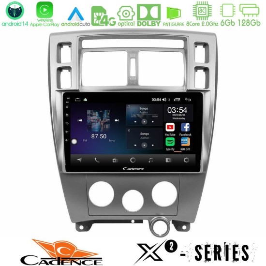 Cadence X2 Series 8Core Android14 6+128GB  Hyundai Tucson Navigation Multimedia Tablet 10"
