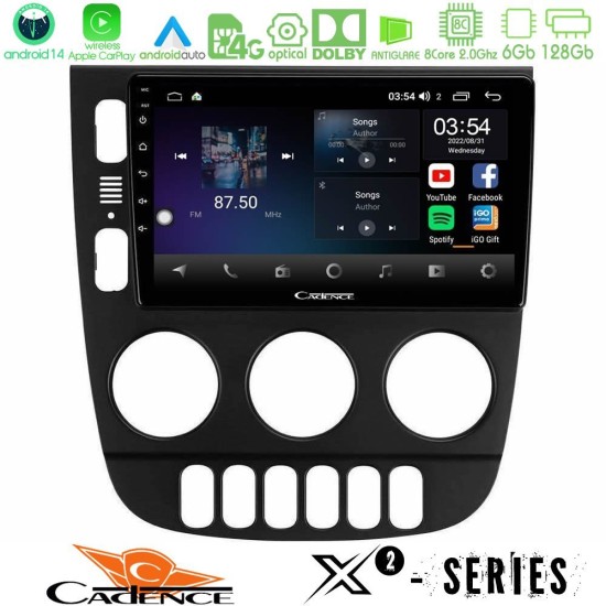 Cadence X2 Series 8Core Android14 6+128GB  Mercedes ML Class 1998-2005 Navigation Multimedia Tablet 9"