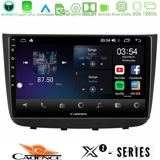 Cadence X2 Series 8Core Android14 6+128GB  Mercedes Vito/Viano 2003-2006 Navigation Multimedia Tablet 10"