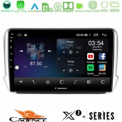 Cadence X2 Series 8Core Android14 6+128GB  Peugeot 208/2008 Navigation Multimedia Tablet 10"