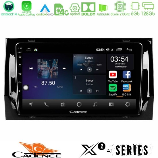 Cadence X2 Series 8Core Android14 6+128GB  Skoda Kodiaq 2017-> Navigation Multimedia Tablet 10"