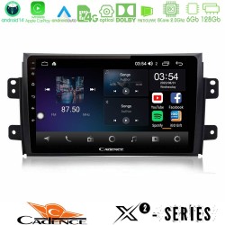 Cadence X2 Series 8Core Android14 6+128GB  Suzuki SX4 2006-2014 Fiat Sedici 2006-2014 Navigation Multimedia Tablet 9"