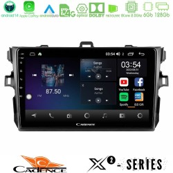 Cadence X2 Series 8Core Android14 6+128GB  Toyota Corolla 2007-2012 Navigation Multimedia Tablet 9"