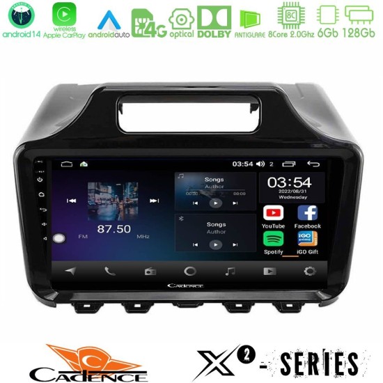 Cadence X2 Series 8Core Android14 6+128GB  Toyota iQ 2008 – 2015 Navigation Multimedia Tablet 9"