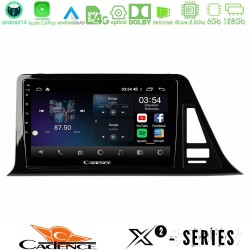 Cadence X2 Series 8Core Android14 6+128GB  Toyota CH-R (Χωρίς Εργ.Οθόνη) Navigation Multimedia Tablet 9"