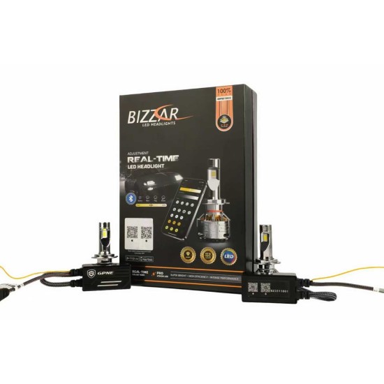 Bizzar R6X CanBus H1 LED Intelligent Head Light With Real Time Color Temp