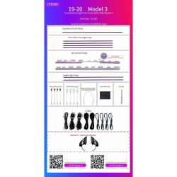 Ατμοσφαιρικός Φωτισμός TESLA MODEL3 OEM Ambient Light Full Kit