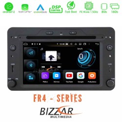 Bizzar FR4 Series Alfa Romeo 159/Brera/Spider 4Core Android12 2+16GB Navigation Multimedia Station 7" (OEM Style)