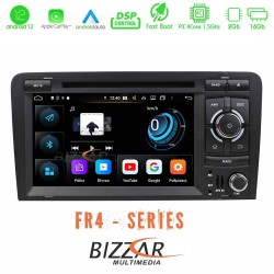 Bizzar FR4 Pro Series Audi A3 4Core Android12 2+16GB Navigation Multimedia Station 7" (OEM Style)