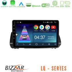Bizzar LQ Series 4Core Android14 2+32GB Dacia Sandero/Logan/Jogger 2022-> Navigation Multimedia Tablet 9" Με Carplay & Android Auto