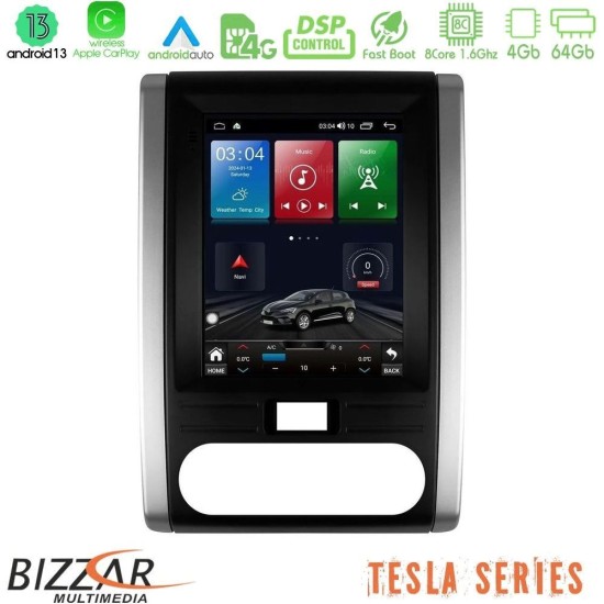 Bizzar Tesla Series 8Core Android13 4+64GB Nissan X-Trail T31 Navigation Multimedia Tablet 9.7"