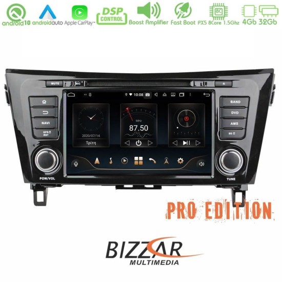 Bizzar Pro Edition Nissan Qashqai J11 & X-Trail T32 Android 10 8Core Multimedia Station Bizzar Pro Edition Nissan Qashqai J11 & X-Trail T32 Android 10 8Core Multimedia Station