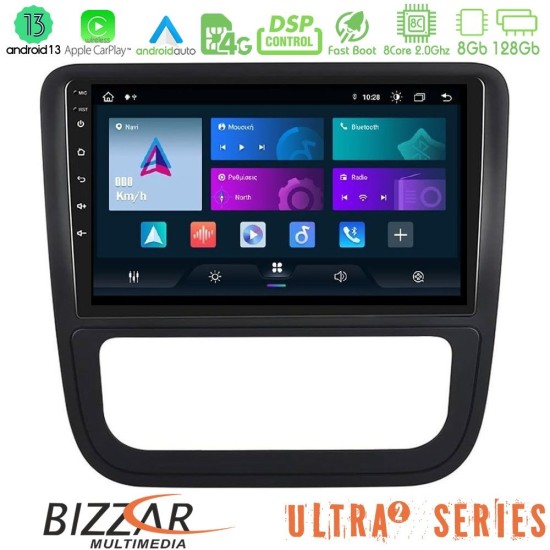 Bizzar Ultra Series VW Scirocco 2008-2014 8core Android13 8+128GB Navigation Multimedia Tablet 9"