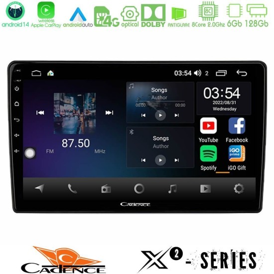 Cadence X2 Series 8Core Android14 6+128GB Mitsubishi Outlander 2002 – 2007 Navigation Multimedia Tablet 10" Cadence X2 Series 8Core Android14 6+128GB Mitsubishi Outlander 2002 – 2007 Navigation Multimedia Tablet 10"