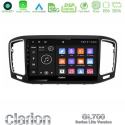 Clarion GL700 Lite Series 8Core Android11 2+32GB VW Sharan 2010-2015 Navigation Multimedia Tablet 9" Με Carplay & Android Auto