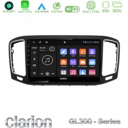 Clarion GL300 Series 4Core Android11 2+32GB VW Sharan 2010-2015 Navigation Multimedia Tablet 9" Με Carplay & Android Auto