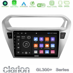Clarion GL300+ Series 4Core Android11 4+64GB  Citroën C-Elysée / Peugeot 301 Navigation Multimedia Tablet 9"