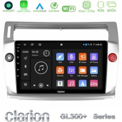 Clarion GL300+ Series 4Core Android11 4+64GB Citroen C4 2004-2010 Navigation Multimedia Tablet 9" Clarion GL300+ Series 4Core Android11 4+64GB Citroen C4 2004-2010 Navigation Multimedia Tablet 9"