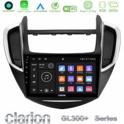 Clarion GL300+ Series 4Core Android11 4+64GB  Chevrolet Trax 2013-2020 Navigation Multimedia Tablet 9"