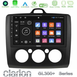 Clarion GL300+ Series 4Core Android11 4+64GB Ford Focus Manual AC Navigation Multimedia Tablet 9" (Μαύρο Χρώμα) Clarion GL300+ Series 4Core Android11 4+64GB Ford Focus Manual AC Navigation Multimedia Tablet 9" (Μαύρο Χρώμα)