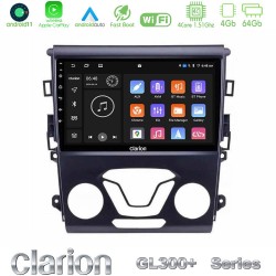 Clarion GL300+ Series 4Core Android11 4+64GB  Ford Mondeo 2014-2017 Navigation Multimedia Tablet 9"