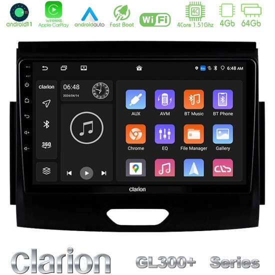 Clarion GL300+ Series 4Core Android11 4+64GB Ford Ranger 2017-2022 Navigation Multimedia Tablet 9" Clarion GL300+ Series 4Core Android11 4+64GB Ford Ranger 2017-2022 Navigation Multimedia Tablet 9"