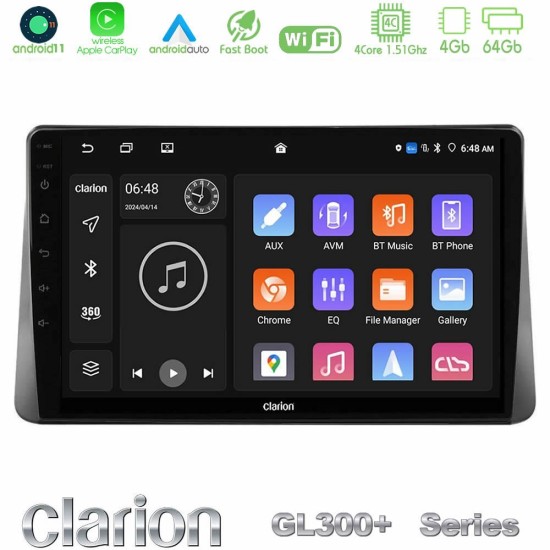 Clarion GL300+ Series 4Core Android11 4+64GB Ford Focus 2019-> Navigation Multimedia Tablet 9" Clarion GL300+ Series 4Core Android11 4+64GB Ford Focus 2019-> Navigation Multimedia Tablet 9"