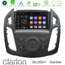Clarion GL300+ Series 4Core Android11 4+64GB Ford Transit Connect 2013-2018 Navigation Multimedia Tablet 9"
