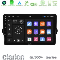 Clarion GL300+ Series 4Core Android11 4+64GB Fiat Tipo 2015-2022 (Hatchback) Navigation Multimedia Tablet 9" Clarion GL300+ Series 4Core Android11 4+64GB Fiat Tipo 2015-2022 (Hatchback) Navigation Multimedia Tablet 9"
