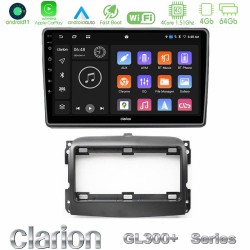 Clarion GL300+ Series 4Core Android11 4+64GB Fiat 500L Navigation Multimedia Tablet 10" Clarion GL300+ Series 4Core Android11 4+64GB Fiat 500L Navigation Multimedia Tablet 10"