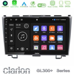 Clarion GL300+ Series 4Core Android11 4+64GB  Honda CRV Navigation Multimedia Tablet 9"