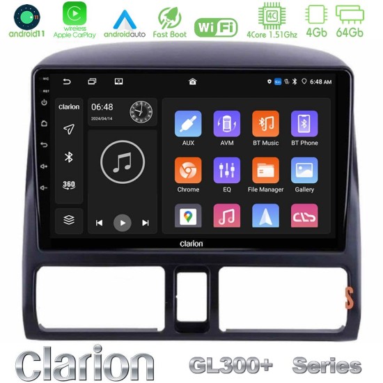 Clarion GL300+ Series 4Core Android11 4+64GB Honda CRV 2002-2006 Navigation Multimedia Tablet 9" Clarion GL300+ Series 4Core Android11 4+64GB Honda CRV 2002-2006 Navigation Multimedia Tablet 9"